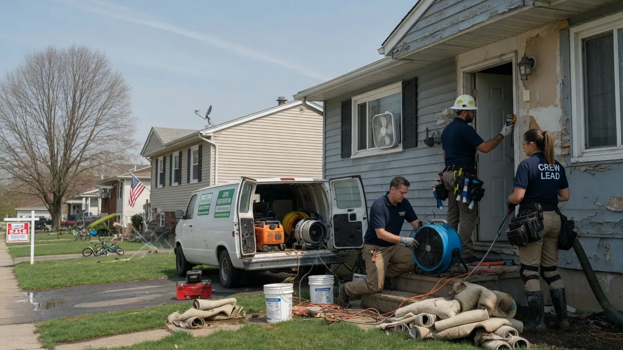Flood Cleanup in New Sharon, IA near me